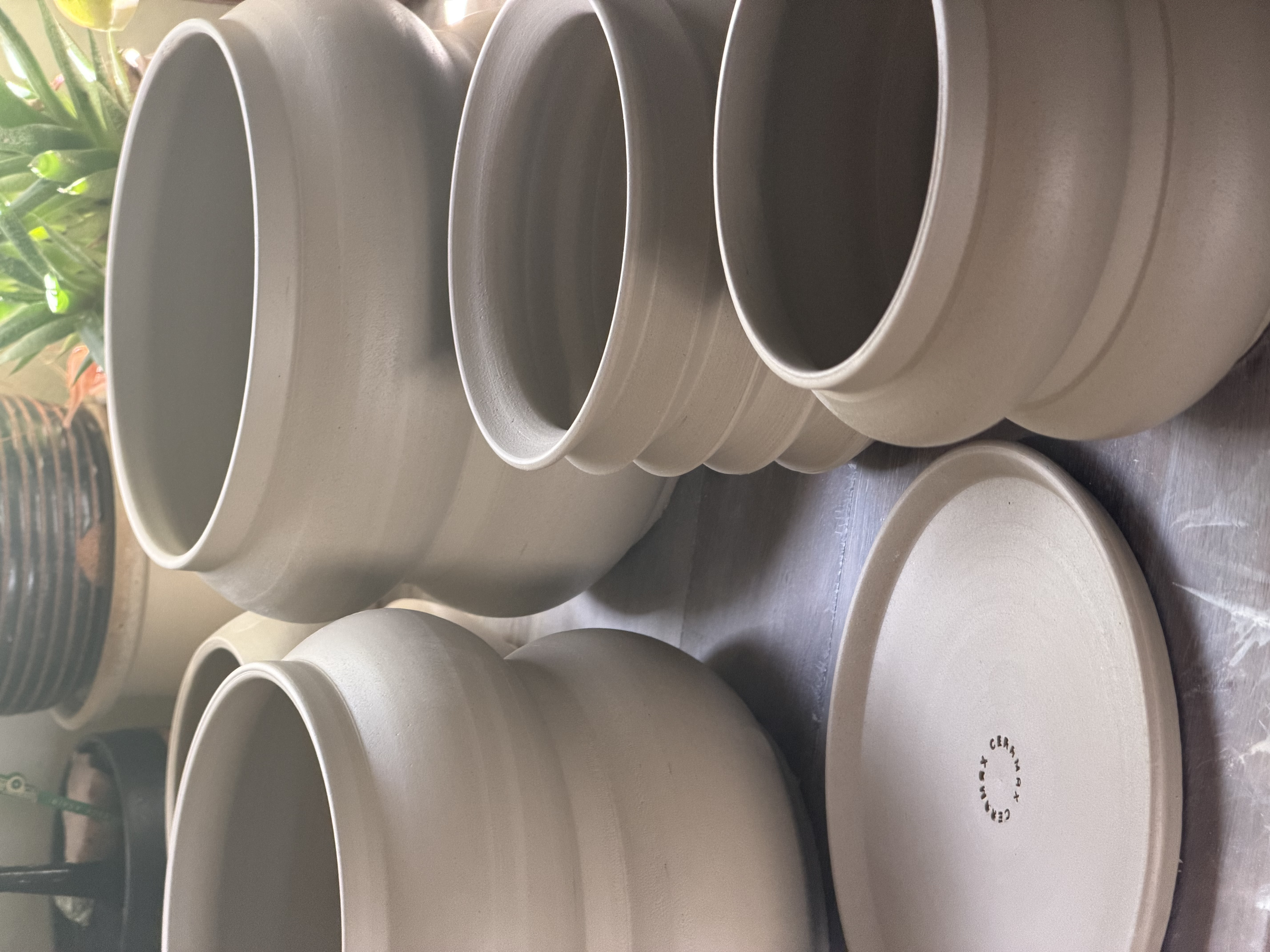 Pots are made